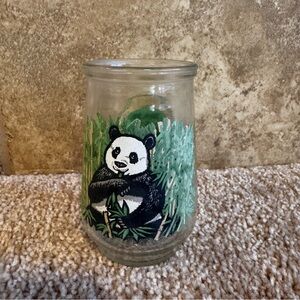 Welch's Endangered Species Collection Jelly Glass Giant Panda 1995 WWF